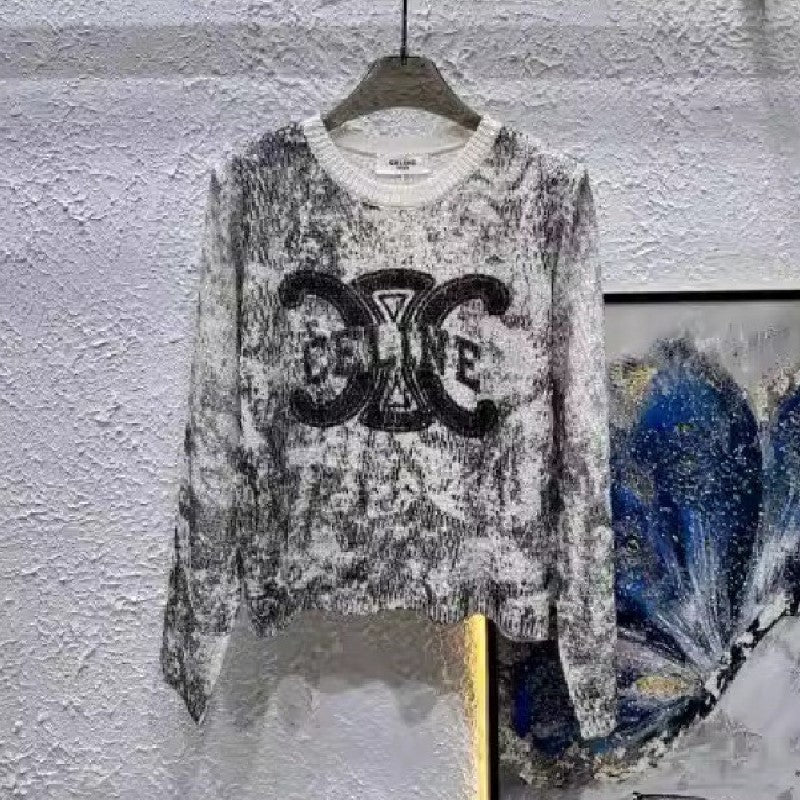 【Tops】グラデーションニットセーター Z7620