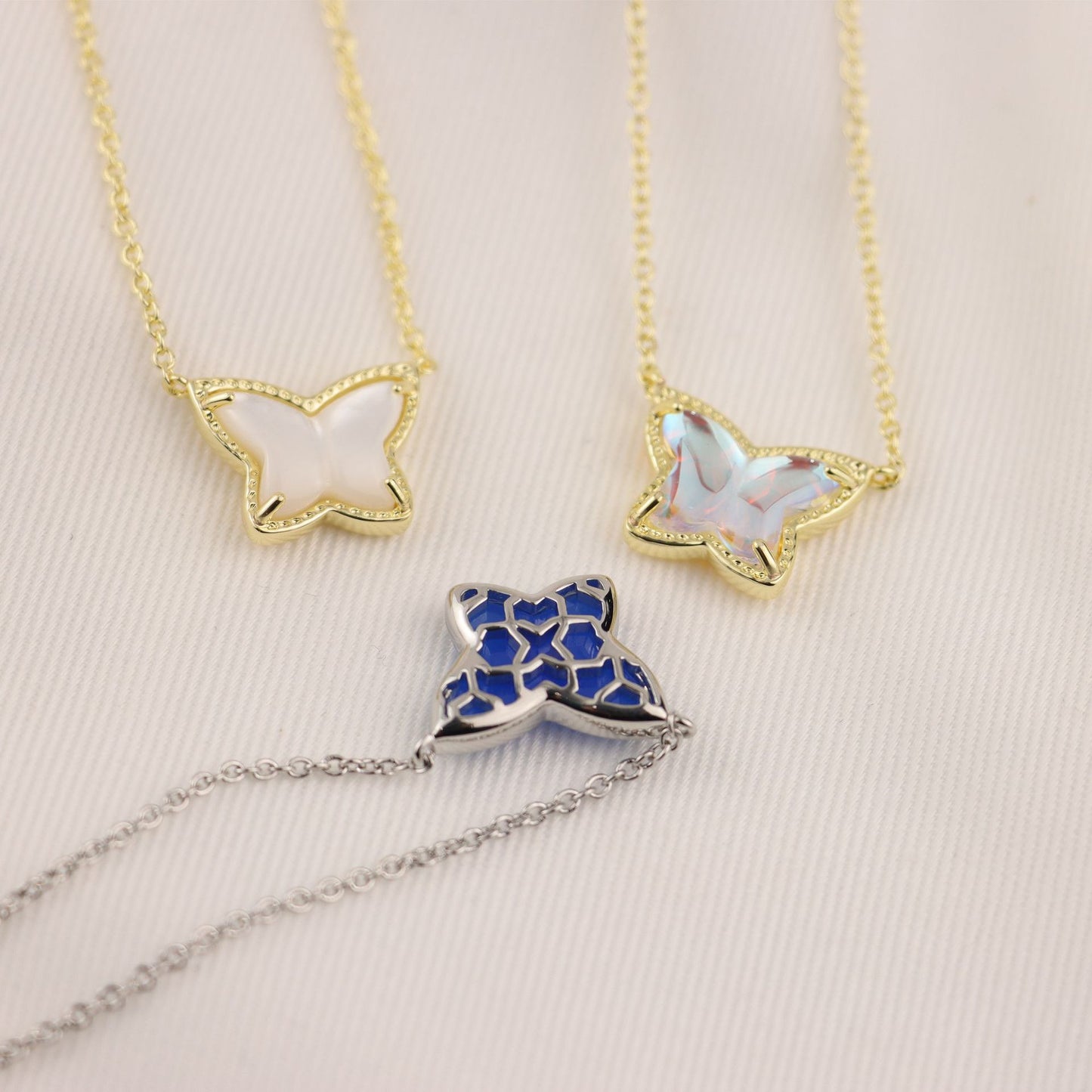 【雑貨】蝶々ネックレス T01157