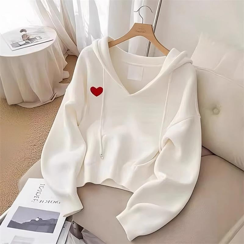 【Tops】ハート♡フーディー W14295