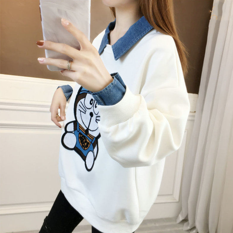 【Tops】フェイクレイヤードプルオーバー W13961