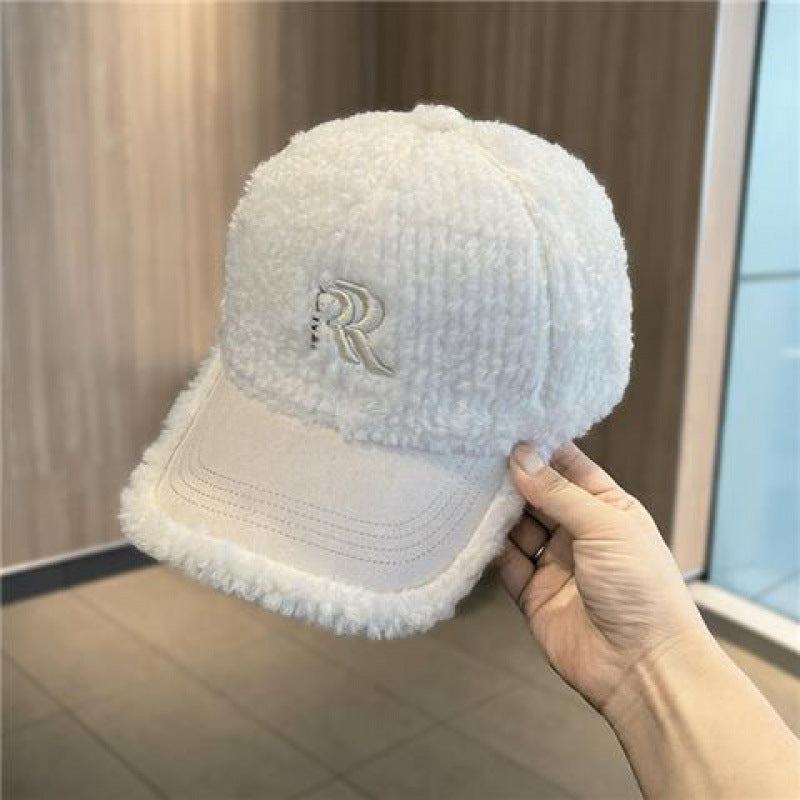 【雑貨】秋冬ラムウールボールキャップ T01143