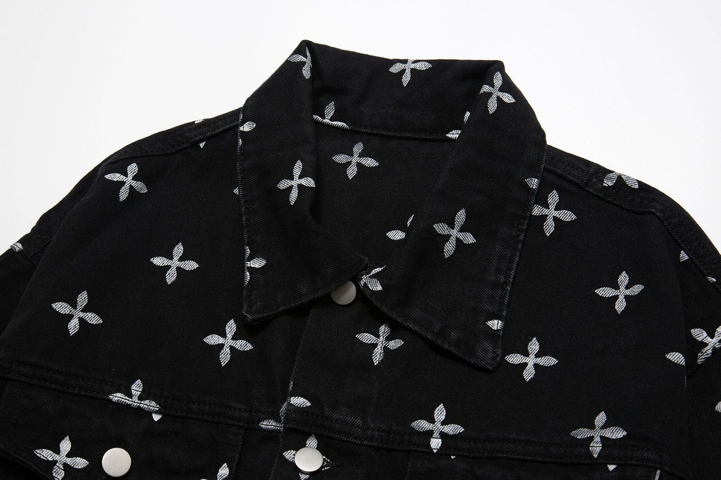 【Set】デニム2点セット ジャケット + ショートパンツ  Z-6752