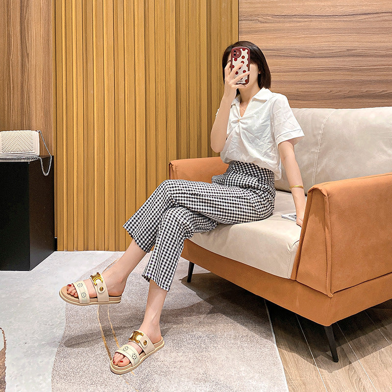 【Shoes】カジュアルスリッパ W12065