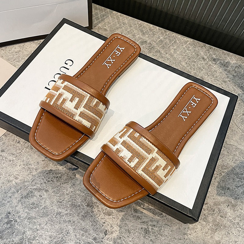【Shoes】滑り止めスリッパ W12391