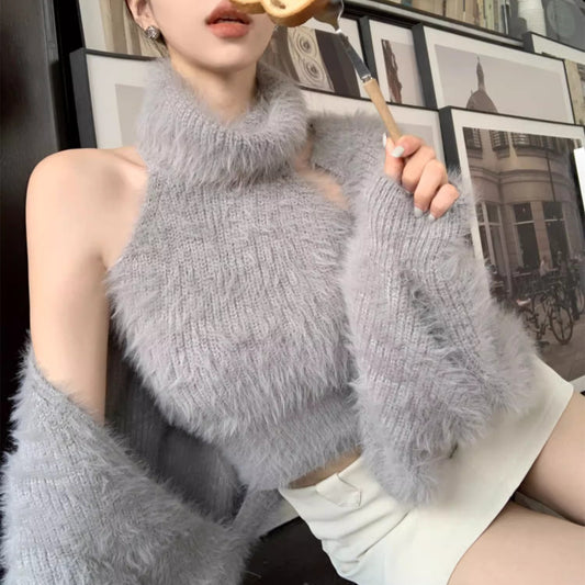 【Set】ボレロ+タンクトップ もこもこセット Z7920