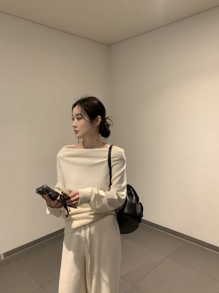 【Set】セーター+パンツ セット Z7762