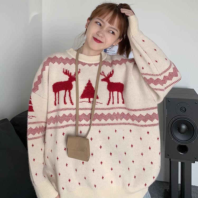 【Tops】クリスマスニットセーター W14624