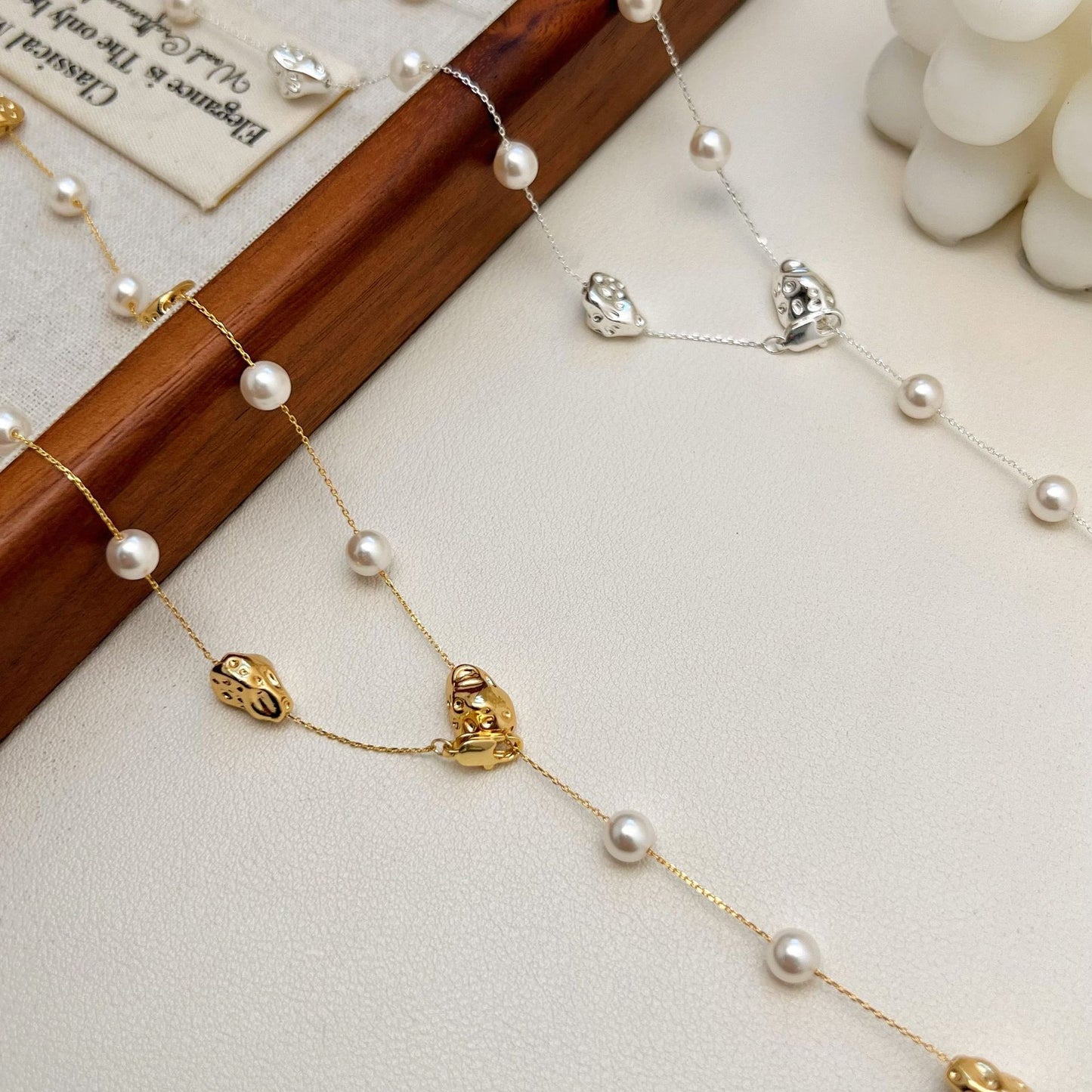 【雑貨】不規則ネックレス T01702