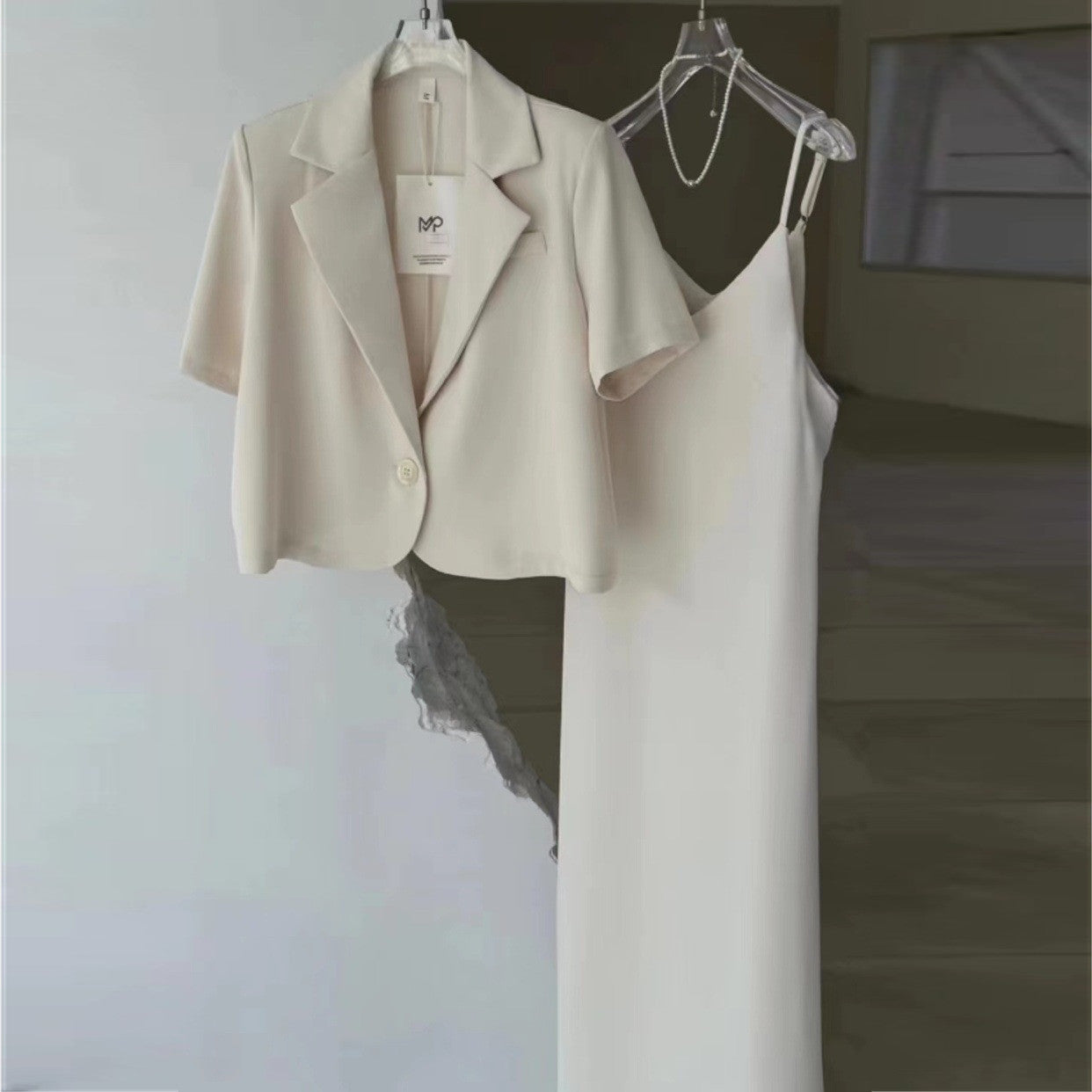 【Set】4色選択可エレガントスーツセット W11659