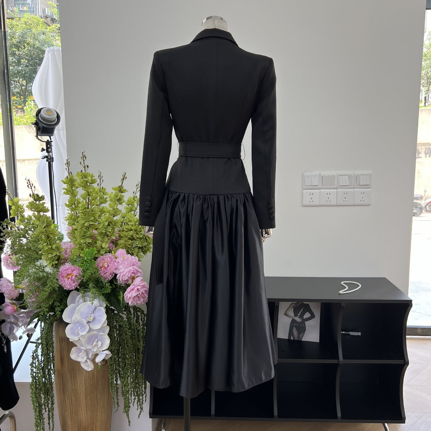 【Dress】切り替えデザインワンピース W14444