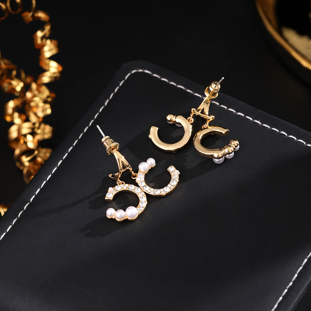 【雑貨】レトロ風ピアス W12118