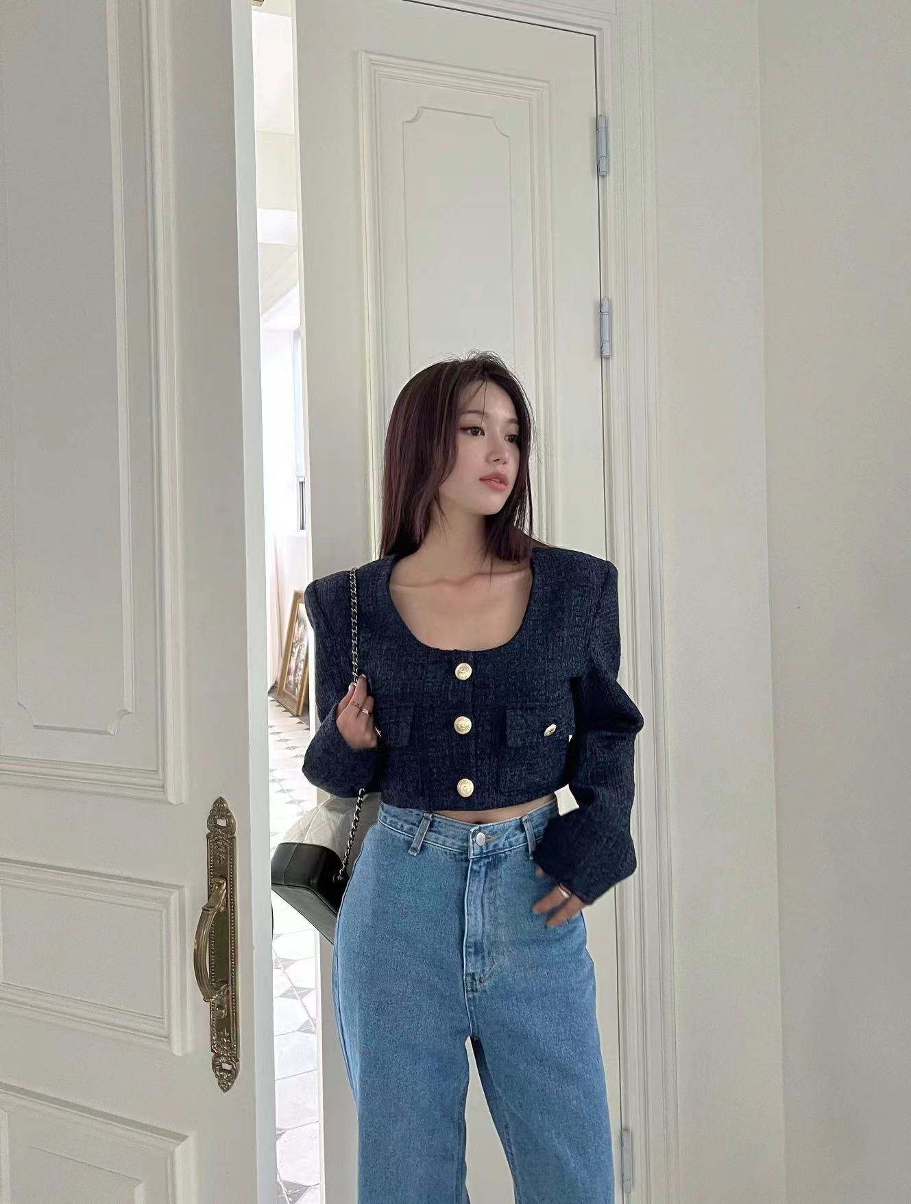 【Set】ジャケット + スカート セットアップ Z7531