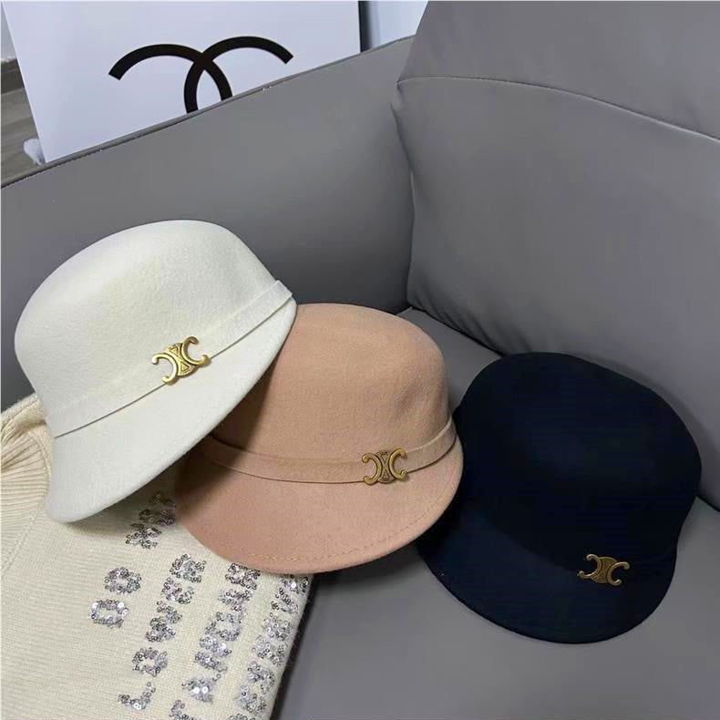 【雑貨】気質秋冬レトロ風帽子 W14337