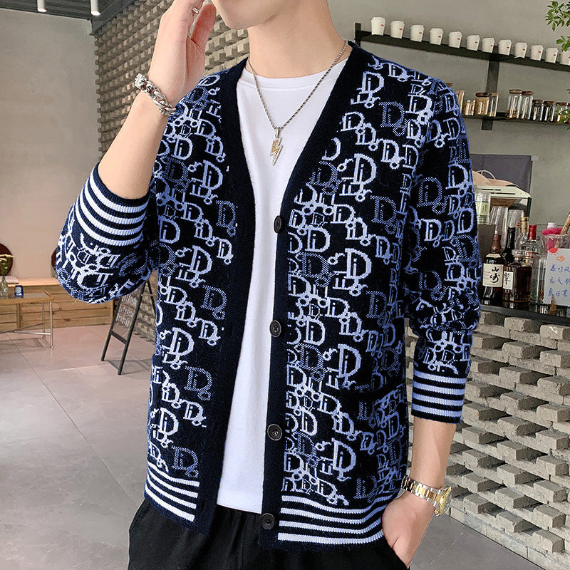 【Mens】高級感カーディガン Z7204