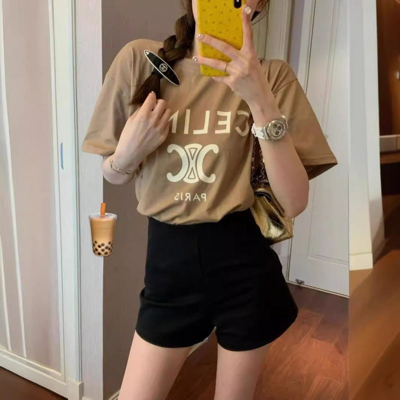 【Tops】カジュアルTシャツ W12526