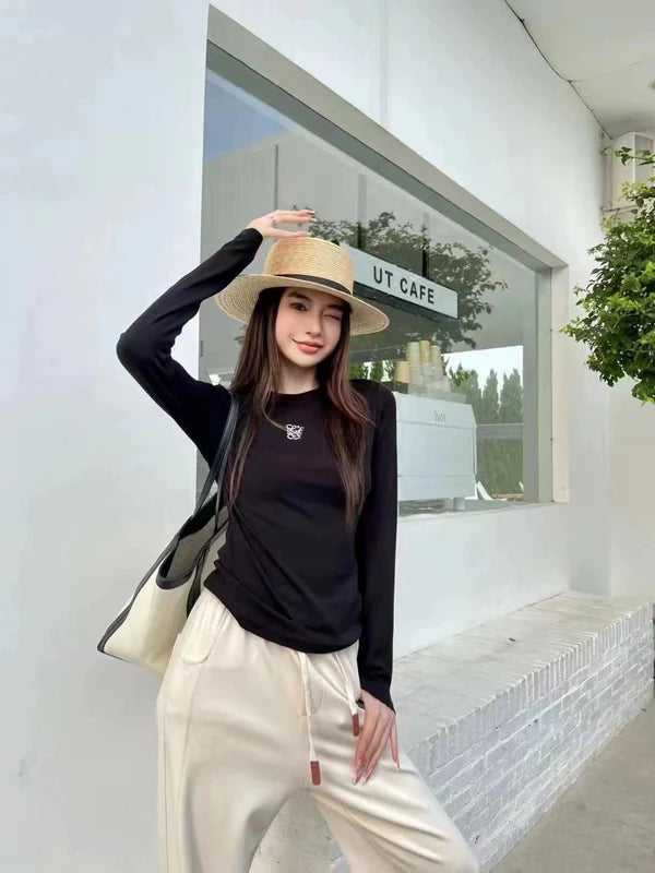 【Tops】シンプルTシャツ W12934