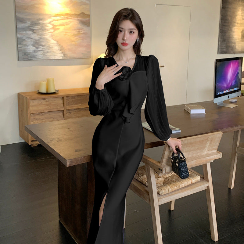 【Dress】フェミニンワンピース2色 Z7694