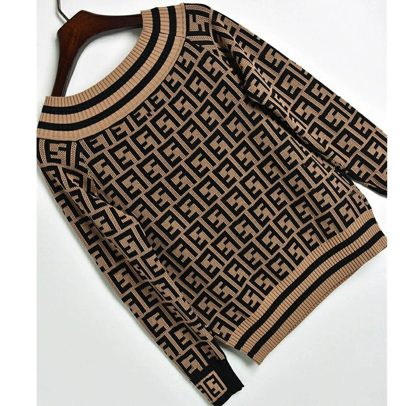 【Tops】ニットセーター W10075