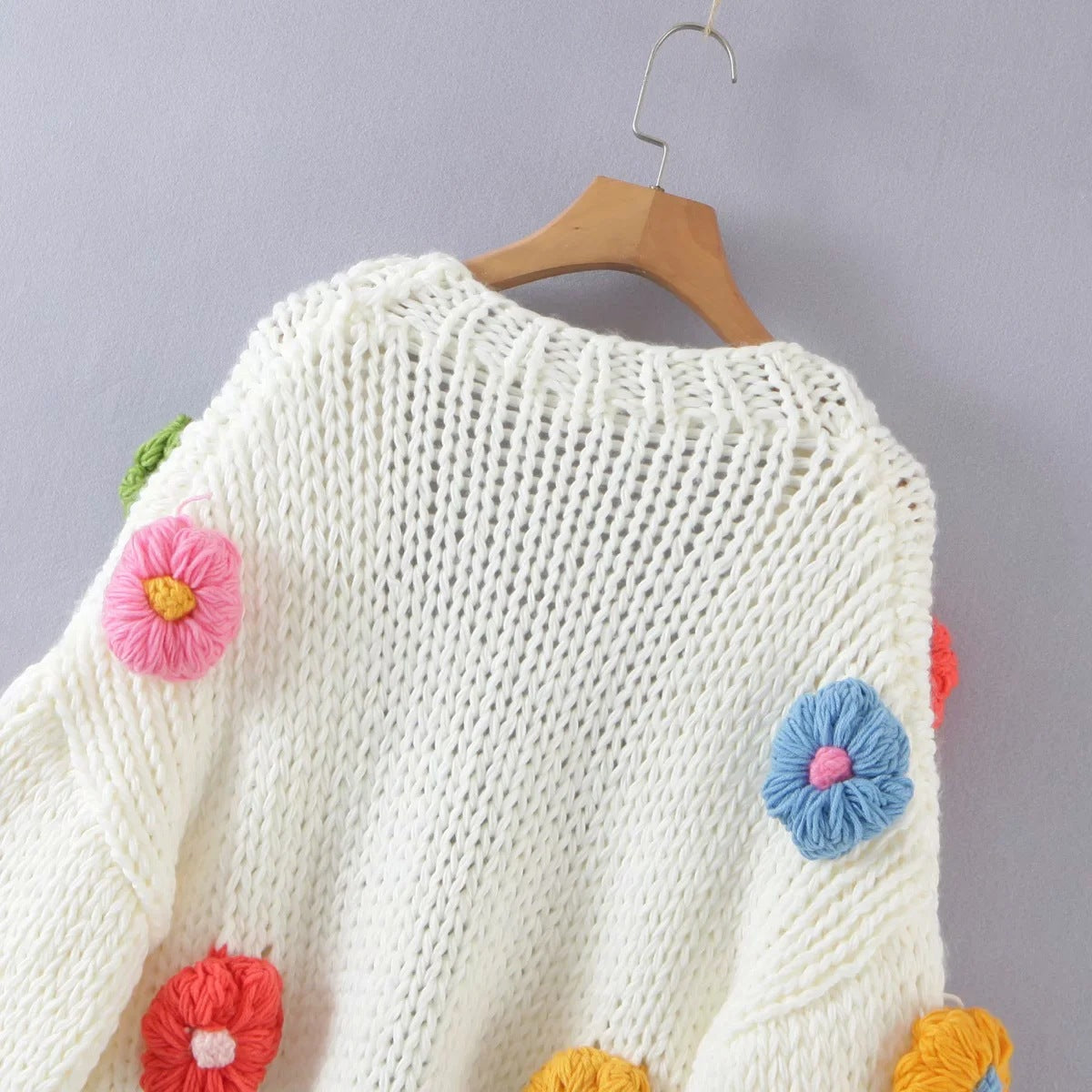 【Outer】フラワーカーディカン W13763