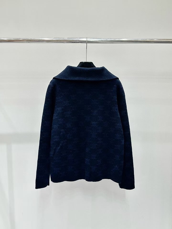 【Tops】ジャカードニットセーター W14725