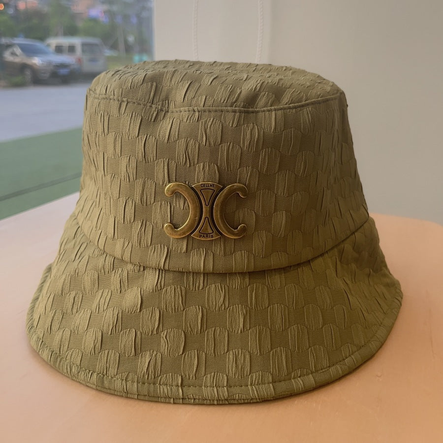 【雑貨】ギャザーデザインハット Z8233