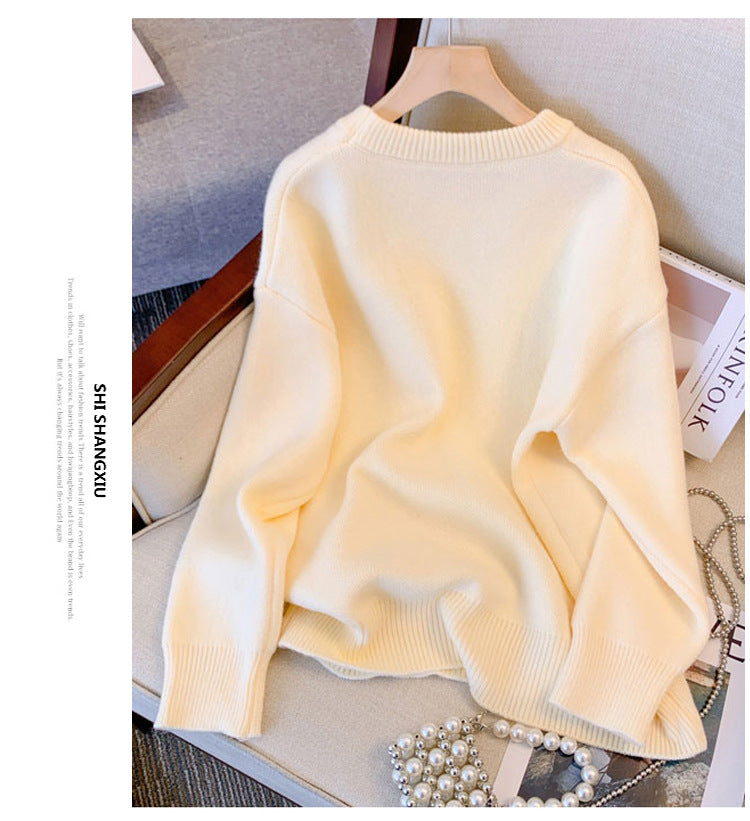 【Tops】キャラクターニットセーター W14154