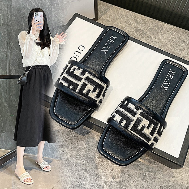 【Shoes】滑り止めスリッパ W12391