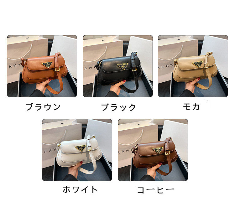 【雑貨】5色選択可ショルダーバッグ W14016