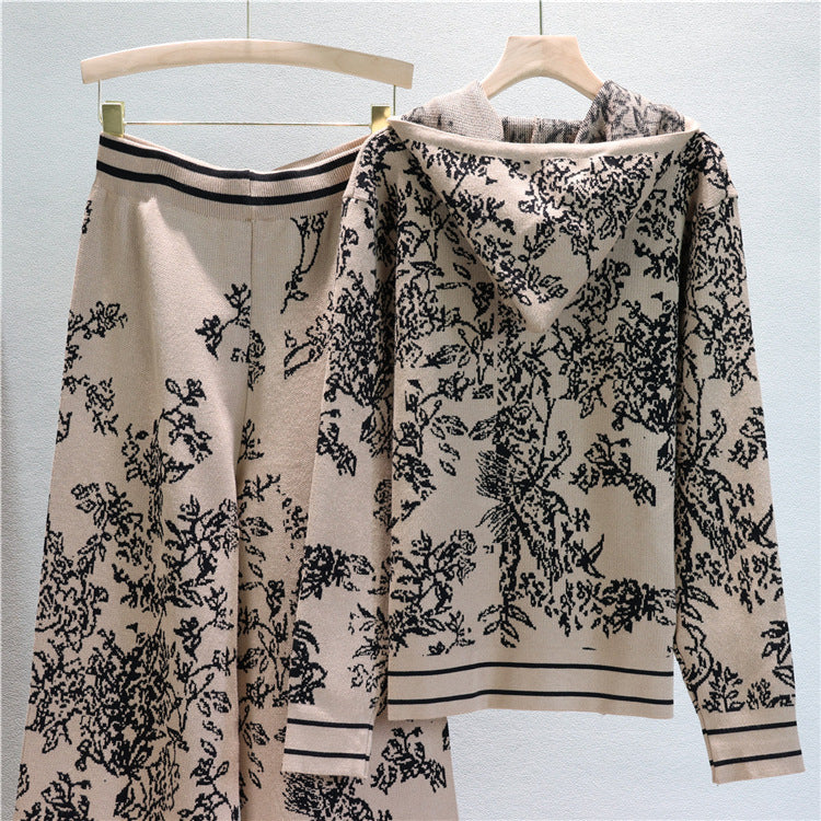 【Set】カーデ+パンツ 2点セット Z7535