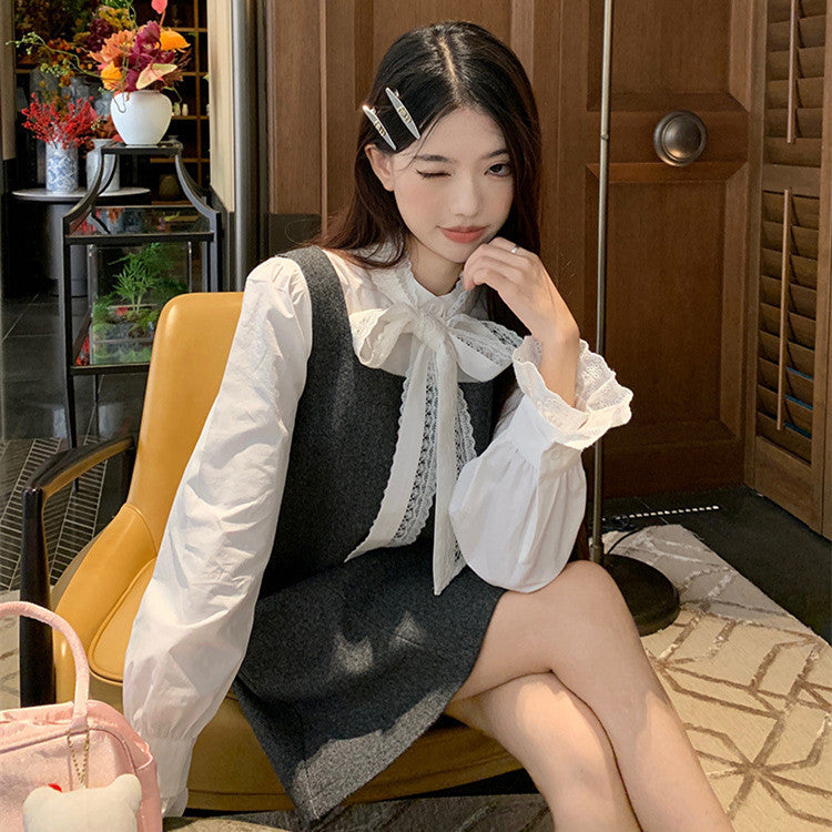 【Set】シャツ×ワンピース2点セット W9931