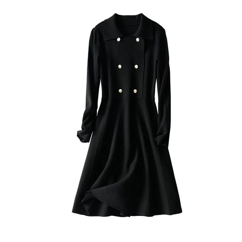 【Dress】2色展開~ニットワンピース W9647