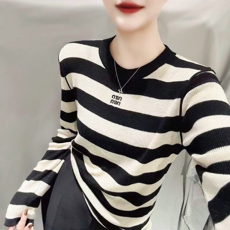 【Tops】3色展開人気ニット W13249