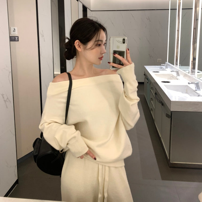 【Set】セーター+パンツ セット Z7762