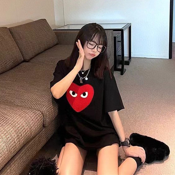 【Tops】3色展開ぴったりTシャツ W12446