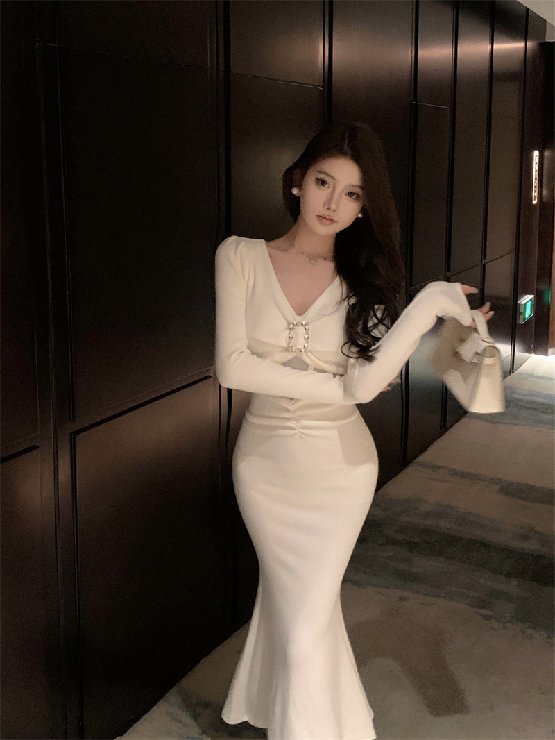【Dress】チュール切替ワンピース Z7890