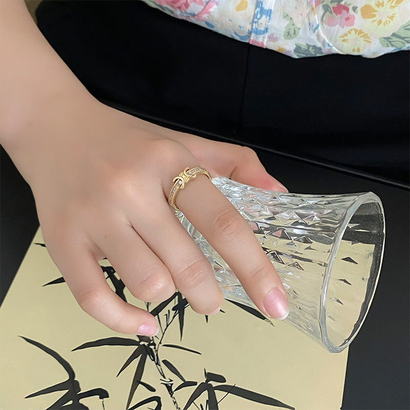 【雑貨】2色指輪アクセサリー T01319