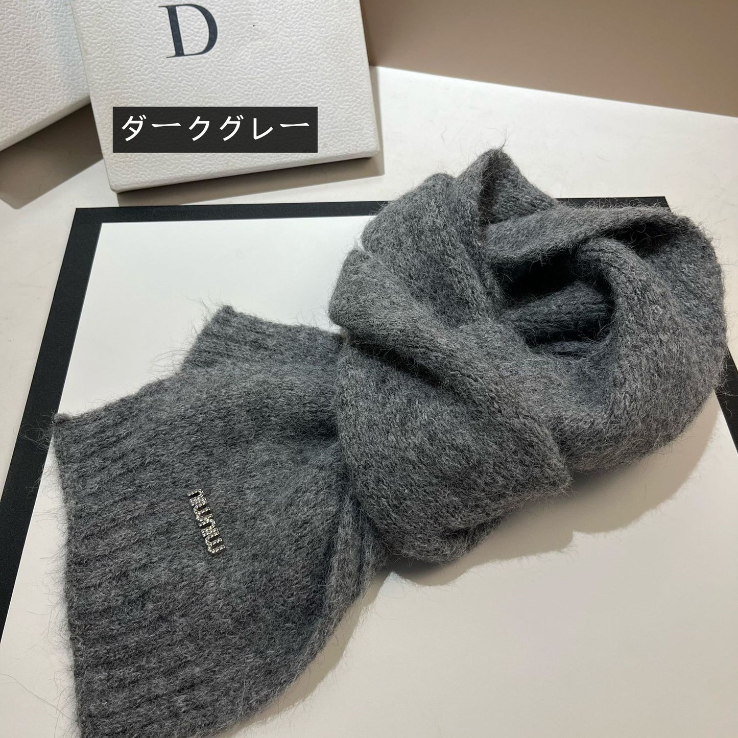 【雑貨】高級感マフラー W14756
