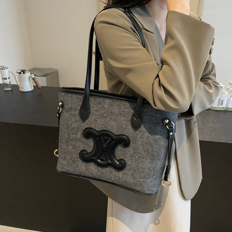 【雑貨】bigシルエット通勤バッグ Z7734