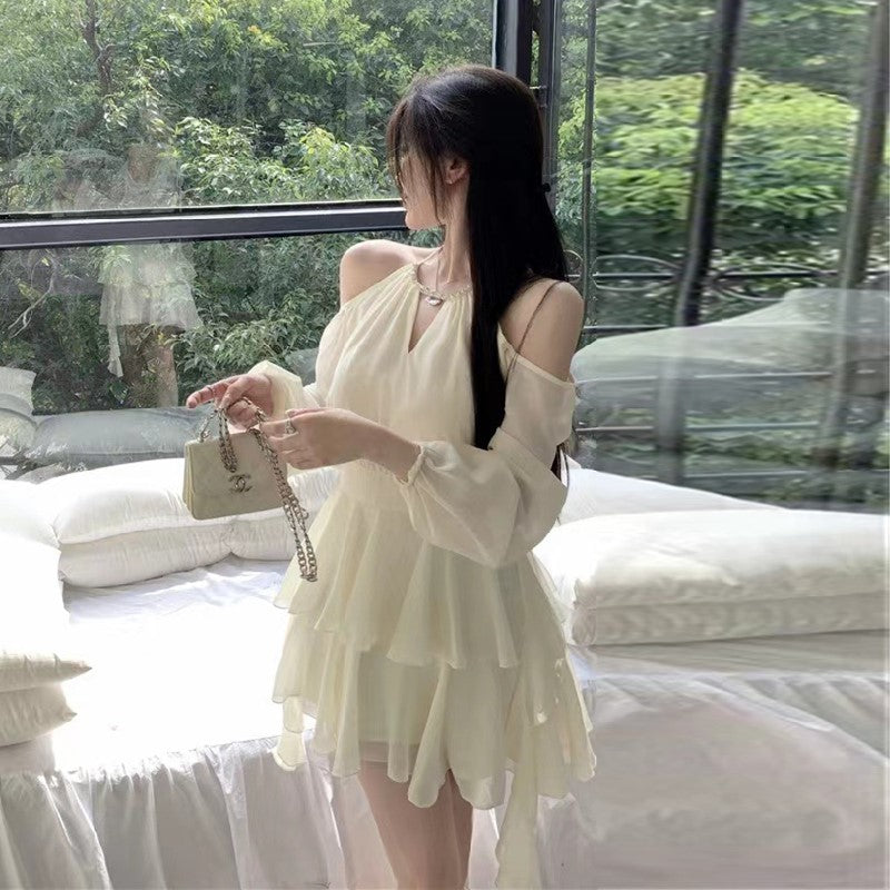 【Dress】肩見せワンピース Z7617