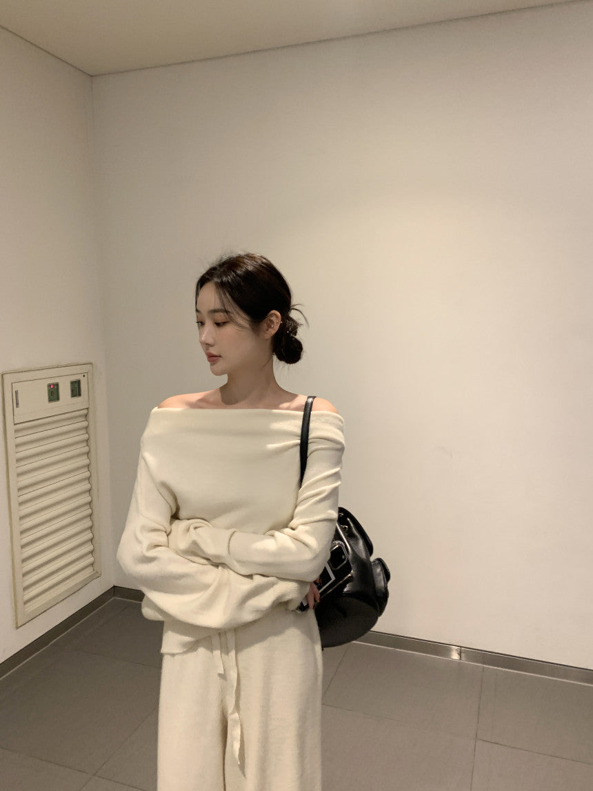 【Set】セーター+パンツ セット Z7762