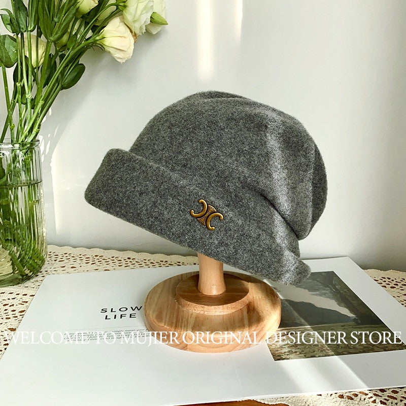 【雑貨】春秋ニット帽子 W14335