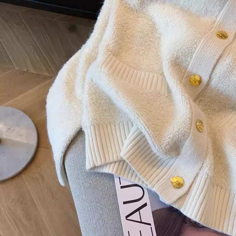 【Outer】新作アイテム~シンプルニットカーディガン W9874