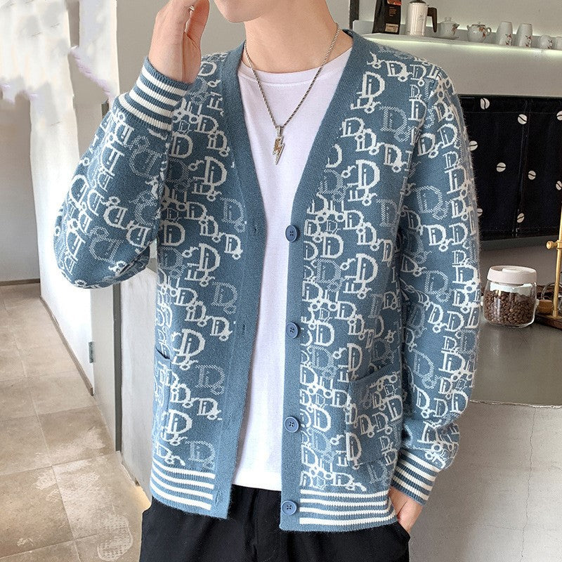 【Mens】高級感カーディガン Z7204
