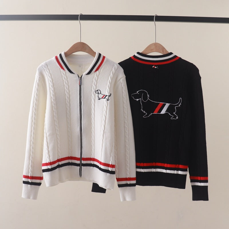 【Outer】シンプルニットカーディガン W13738