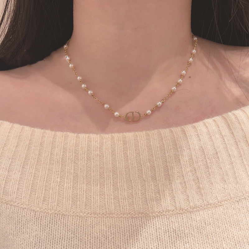 【雑貨】ビーズデザインネックレス W12124