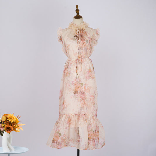 【Set】フリルワンピース×キャミソールセットT01603