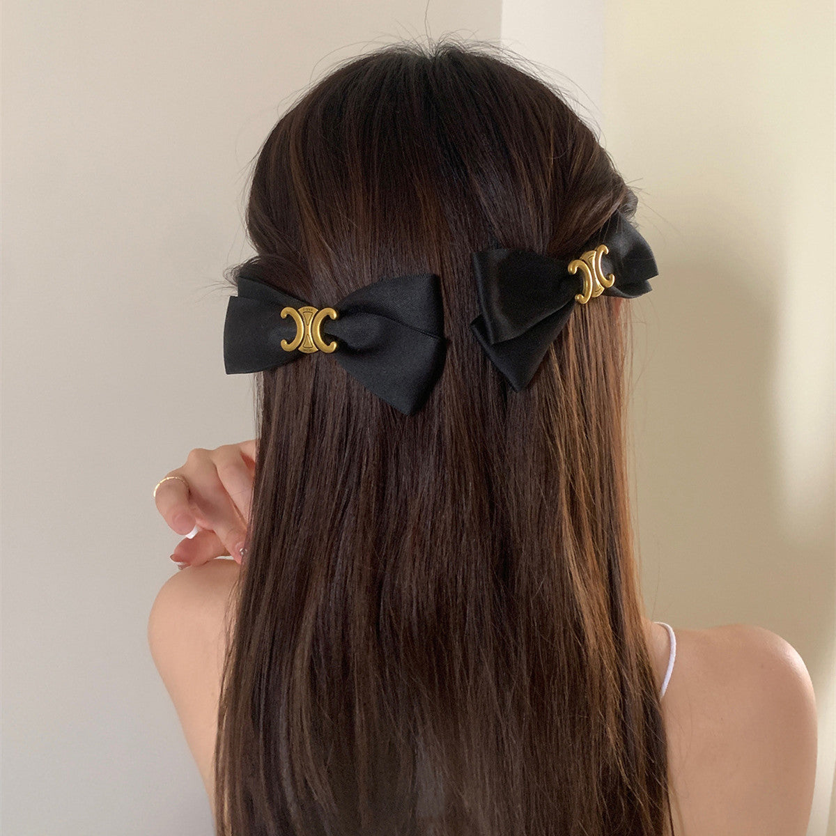 【雑貨】リボンヘアアクセサリー W14643
