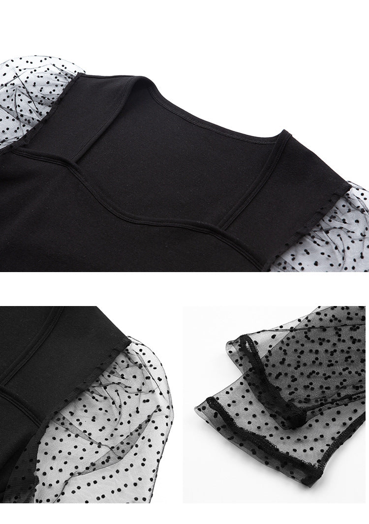 【Tops】切り替えデザインカットソー W13459