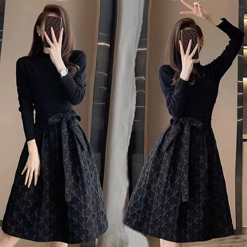 【Dress】切替OL通勤ワンピース Z8073