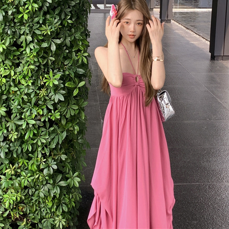 【Dress】リゾート風ロングスカート T01396